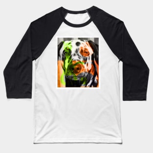 dalmatian dog face Baseball T-Shirt